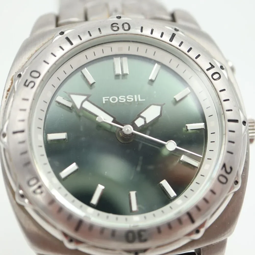 Fossil Men's Kaleido Watch 39mm Sunburst LCD Changing AM-3657 w New Battery